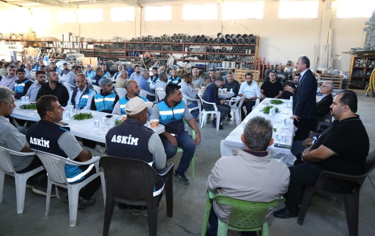 Kılınç, ASKİM Personeliyle Bir Araya Geldi