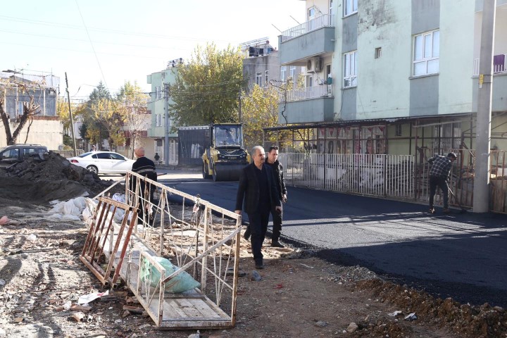 Karapınar Mahallesi'nde Asfalt Çalışması