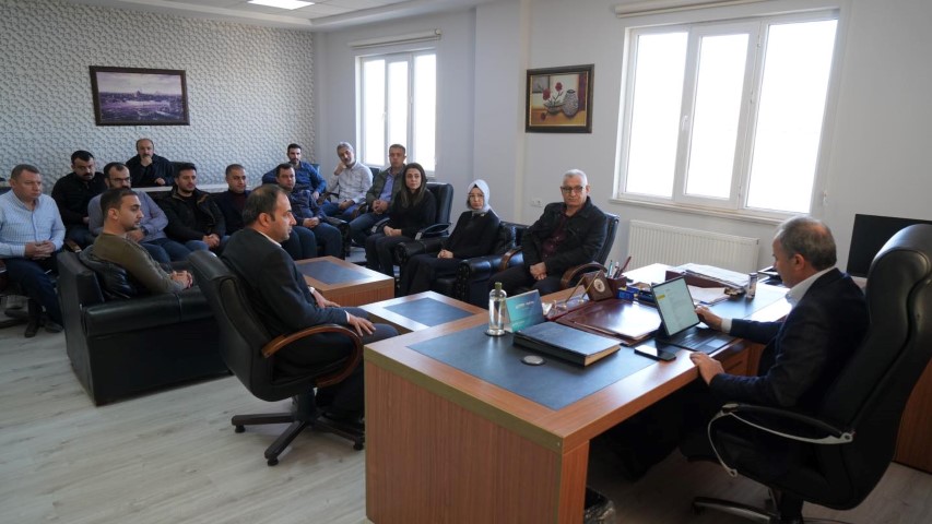 Başkan Kılınç'tan, Teknik Personelle İstişare