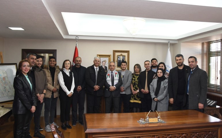 ADYÜ, Filistin Heyetine Ev Sahipliği Yaptı