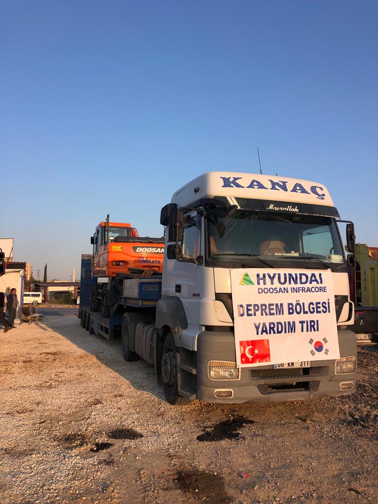 DOOSAN'dan Deprem Bölgesine Destek