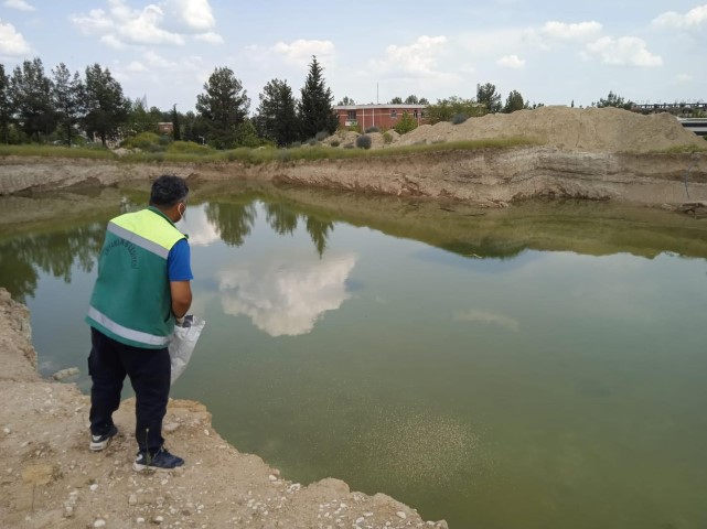 Larva ile Mücadele Çalışmaları Sürüyor