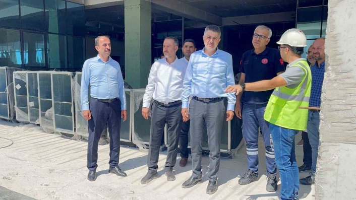 Şan'dan Hastane İnşaatında İnceleme