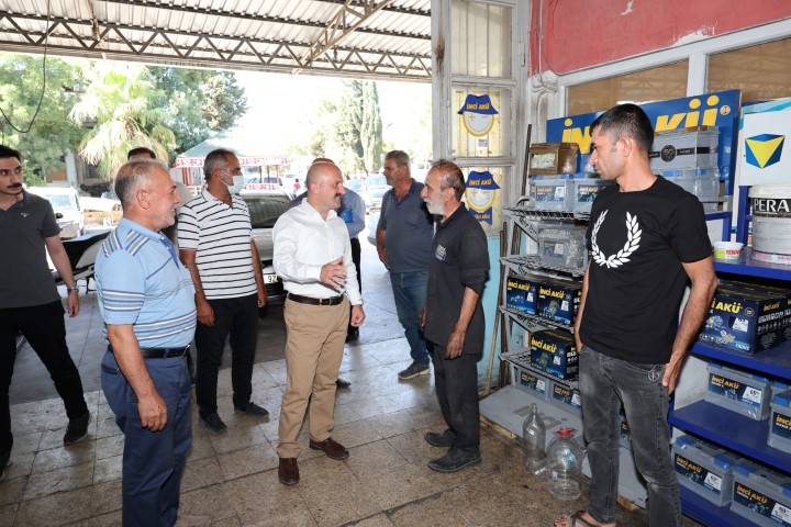 Vali Varol’dan KSS Esnafına Ziyaret