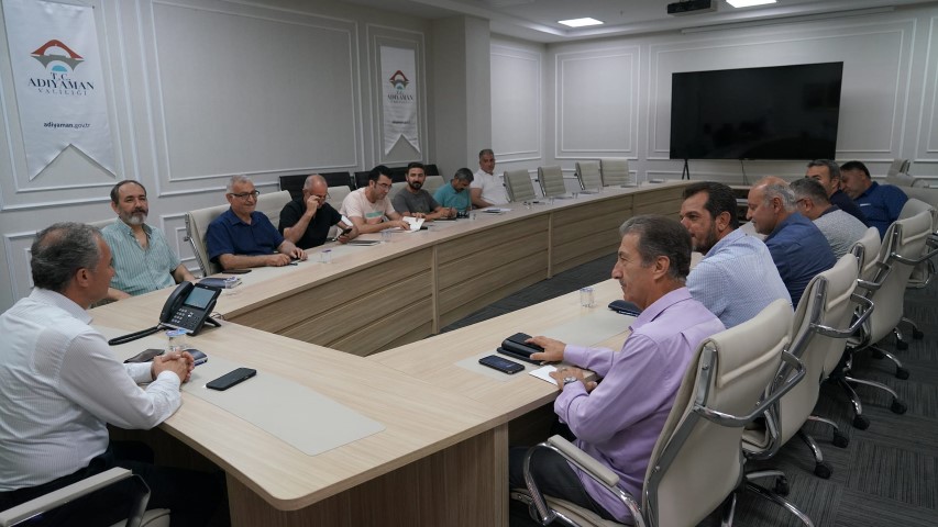 Adıyaman Deprem Toplantısı Yapıldı