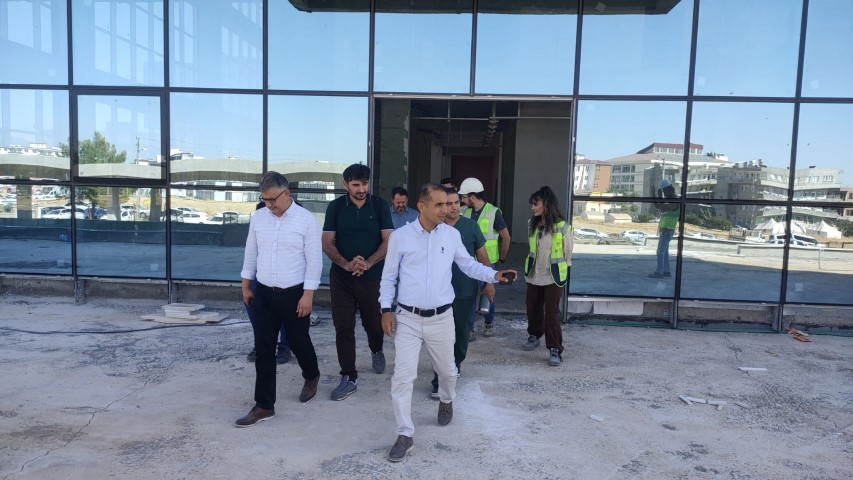 Şirik'ten, Hastane İnşaatında İnceleme