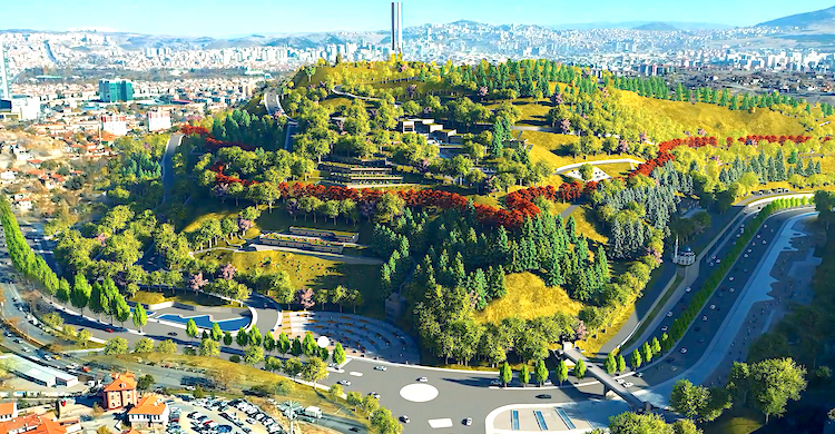 Başkent'e 100 Yıl Anıtı.. 
