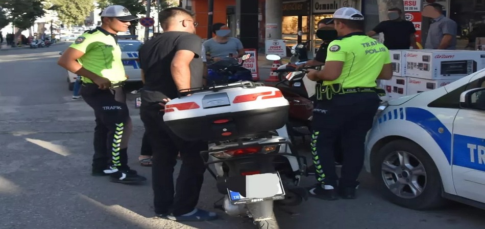 Adıyaman'da Motosiklet Denetimi Uygulaması