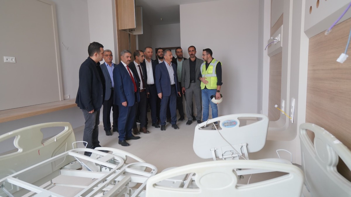 Alkayış Hastane İnşaatını İnceledi