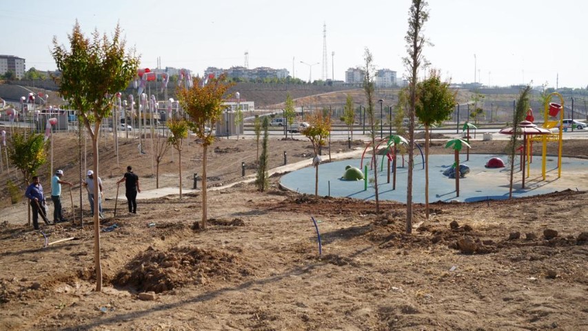 Adıyaman Millet Bahçesi Ağaçlandırılıyor