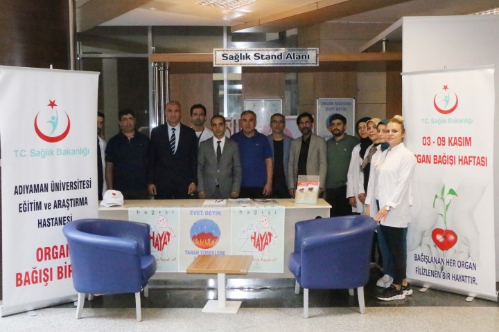 Organ Bağışı Farkındalığı İçin Stant Kuruldu