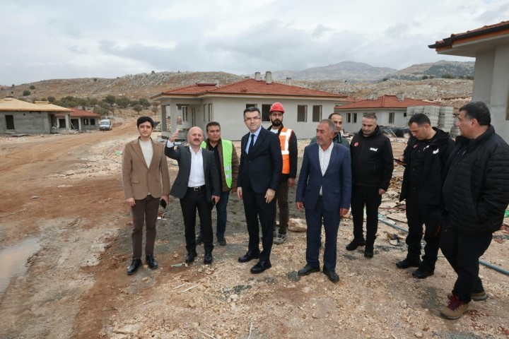 Konutlar İndere'de Yükselmeye Başladı