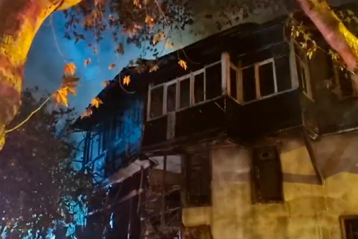 Kahramanmaraş’ta Tarihi Konak Küle Döndü 