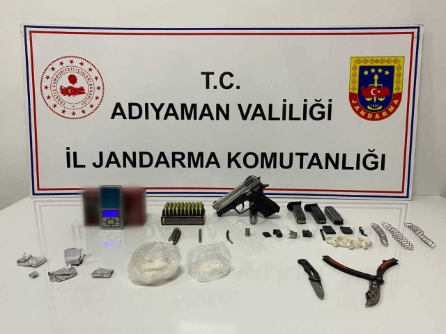 Adıyaman'da Jandarma'dan Narkotik Operasyon