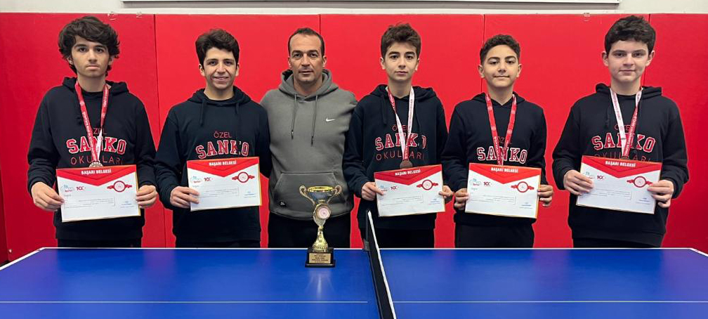 SANKO Okulları İl Üçüncüsü Oldu