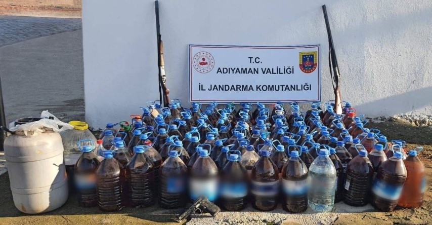 Adıyaman'da Sahte İçki Operasyonuna 3 Gözaltı 