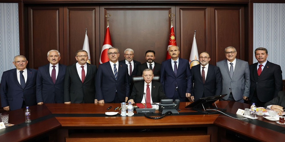 Erdoğan Kahramanmaraş Heyetini Kabul Etti