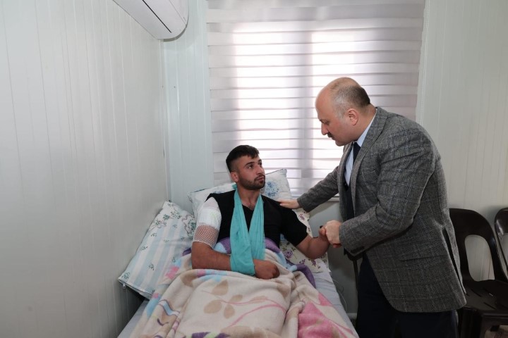 Vali Varol'dan Irak Gazisine Ziyaret