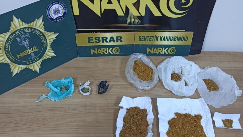 Kahta’da Uyuşturucu Ele Geçirildi