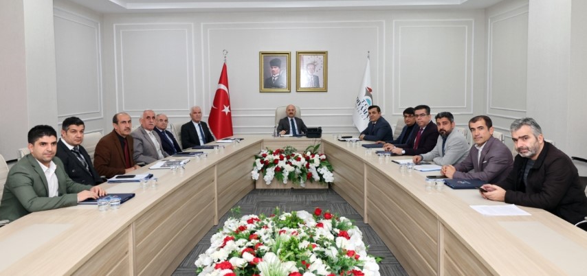 Kırsal Yatırım ve Projeler Masaya Yatırıldı