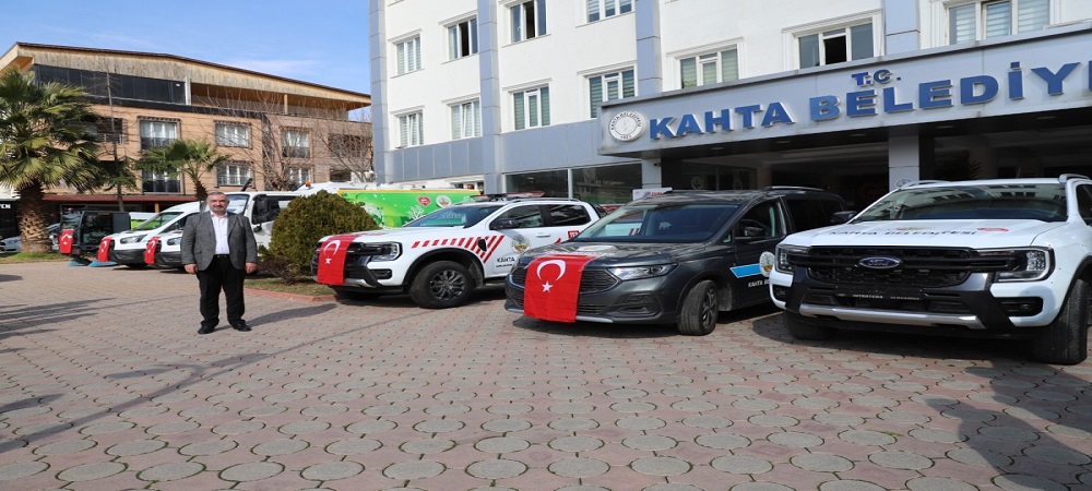 Kahta Belediyesi Araç Filosuna Yeni Araçlar