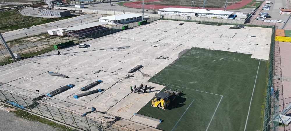Sümerevler Futbol Sahası Yenileniyor