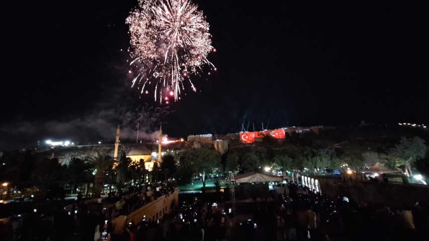 Şanlıurfa Kalesinde Görsel Şölen