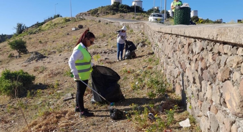 Bodrum Belediye Ekiplerinden Bayram Temizliği