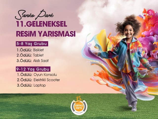 SANKO Park'ta Ödüllü Resim Yarışması
