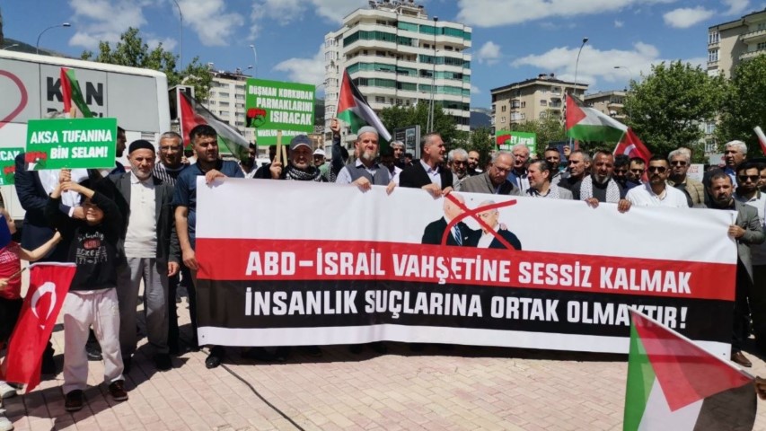 Kahramanmaraş’ta Gazze Nöbeti Başladı