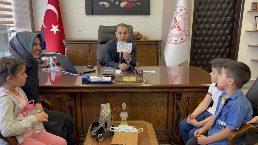 Baştabip Şirik'e Minik Öğrencilerden Ziyaret