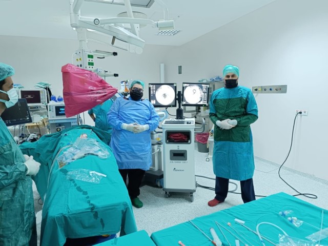 Gölbaşı'da İlkkez perkütan nefrostomi takıldı