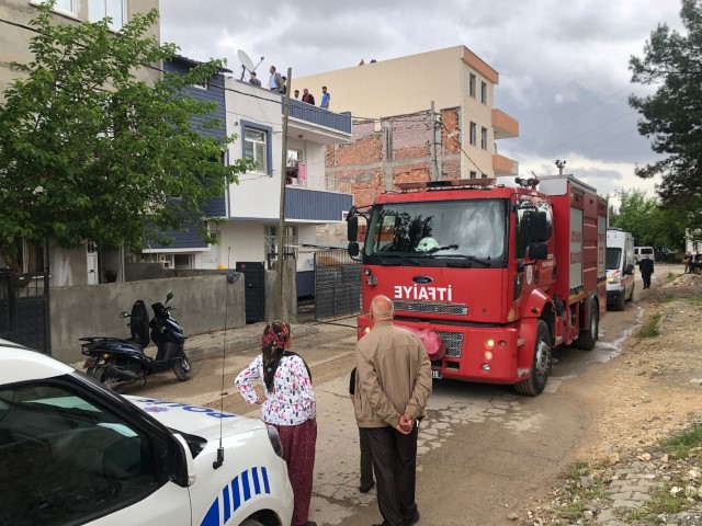 Adıyaman’da Yangın Çıktı, 2 Kişi Etkilendi