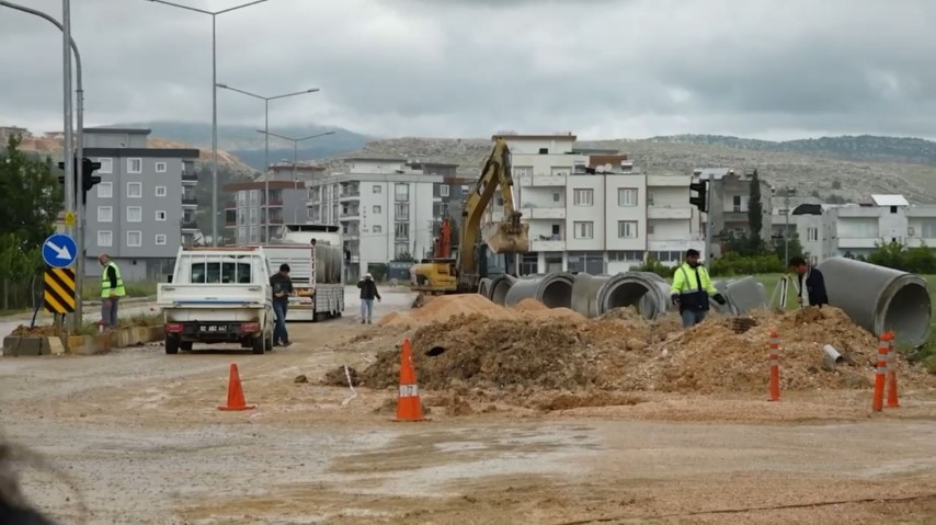 Adıyaman'da Altyapı Çalışmaları Devam Ediyor 