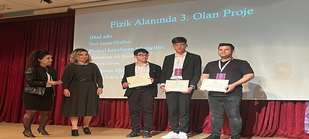 SANKO Okulları’ndan Türkiye Derecesi