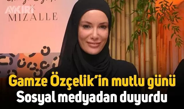 Gamze Özçelik En Mutlu Gününü Duyurdu!